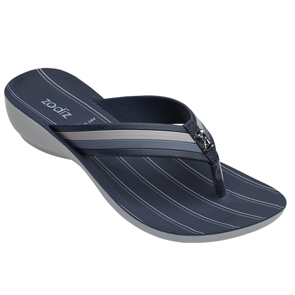 Zodiz LV 138 Women Flip Flops 6 / Blue